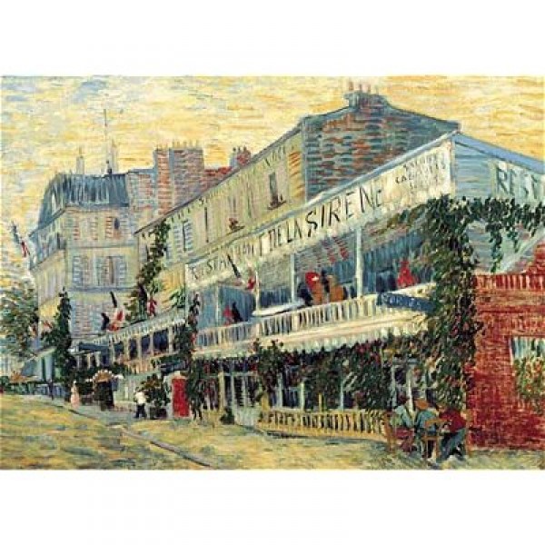 Puzzle 2000 pièces - Art - Van Gogh : Restaurant de la Sirène - Ricordi-16030