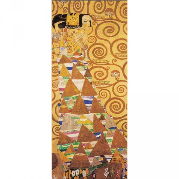 Puzzle panoramique 1000 pièces : L'attente, Gustav Klimt - Ricordi-2802N15987G