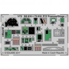 P1Y Frances/Ginga for Hasegawa - 1:72e - Eduard Accessories