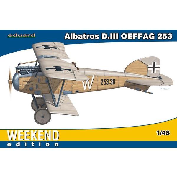 Albatros D.III OEFFAG 253 Weekend - 1:48e - Eduard Plastic Kits - 84152