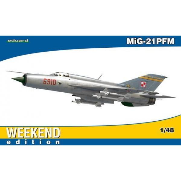 MiG-21 PFM Weekend - 1:48e - Eduard Plastic Kits - 84124