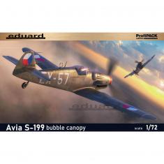 Maquette avion : Avia S-199 bubble canopy