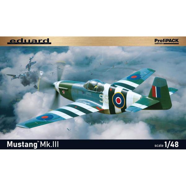 Maquette avion :  Mustang Mk.III Eduard-Profipack - Eduard-82109