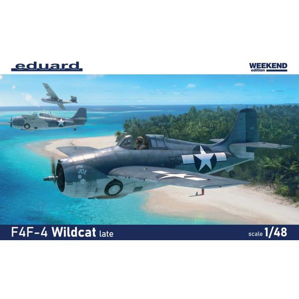 Maquette avion :  F4F-4 Wildcat late Eduard-Weekend - Eduard-84204