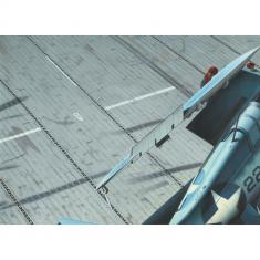 Deck eines Flugzeugträgers der US Navy