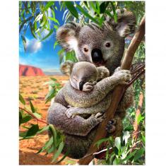 500 pieces PUZZLE: KOALA AND ITS LITTLE