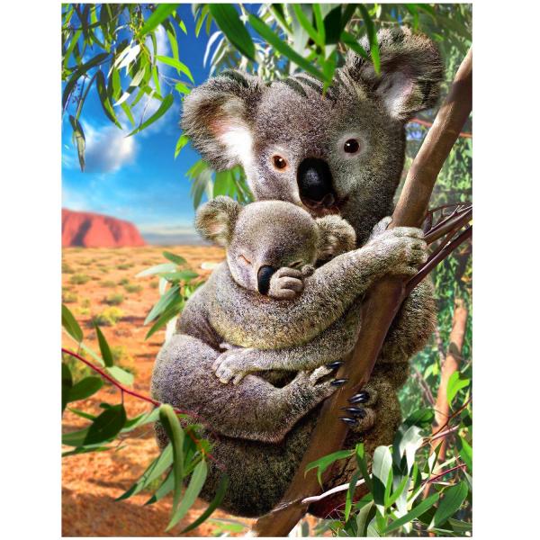 500 pieces PUZZLE: KOALA AND ITS LITTLE - Educa-18999