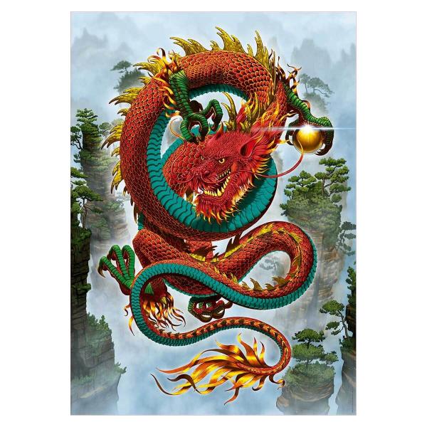 500 pieces PUZZLE: THE DRAGON OF THE GOOD FORT - Educa-19003