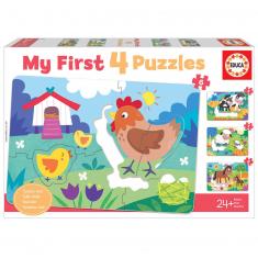 My First 5 to 8 Piece Progressive Puzzles: Moms and Babies