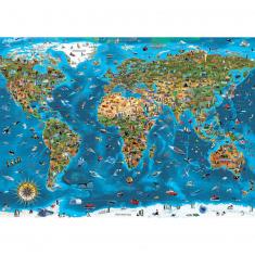 Puzzle 1000 pièces : merveilles du monde