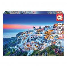 1500 pieces puzzle : Santorini