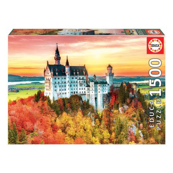 Puzzlespiel 1500 Teile: Herbst in Neuschwanstein - Educa-19042