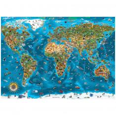 12000 piece puzzle : Wonders of the world