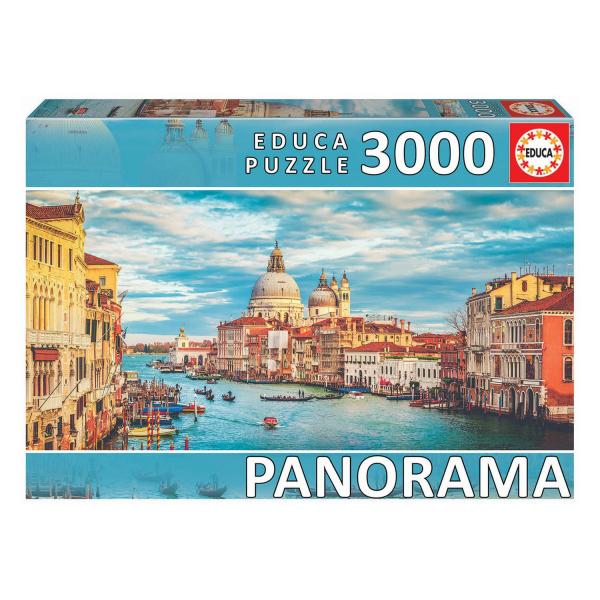 Puzzle 3000 Teile: Großer Kanal von Venedig - Educa-19053