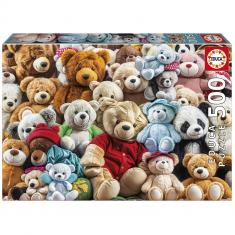 Puzzle 500 pièces : OURS EN PELUCHE