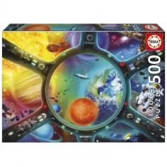 Puzzle 500 pièces : BALLADE DANS L'ESPACE