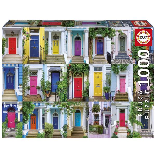 Puzzle 1000 pièces : LES PORTES DE NOTHING HILL - Educa-20177