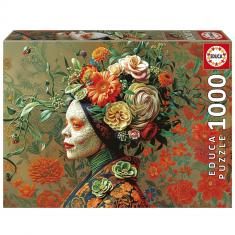 Puzzle 1000 pièces : REINE LÉZARD