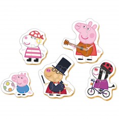 Baby puzzle: 5 puzzles of 3 to 5 pieces: Peppa Pig