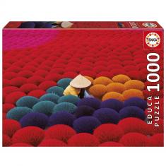 1000 piece puzzle: INCENSE VILLAGE, VIETNAM