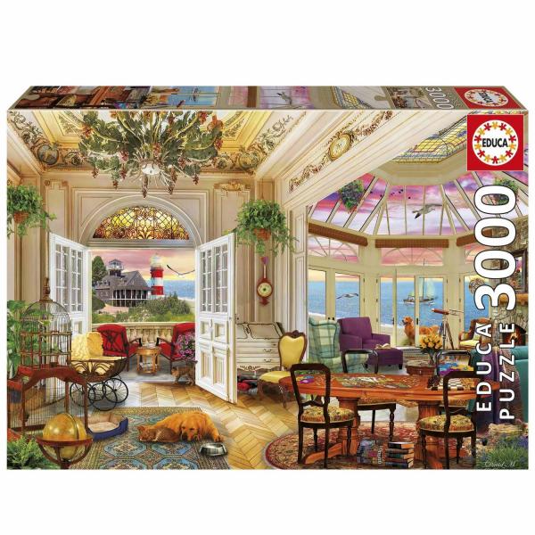 Puzzle 3000 pièces : VIE SUR LA CÔTE - Educa-20332