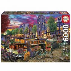 6000-Teile-Puzzle: RADFAHREN IN AMSTERDAM