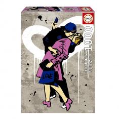 Puzzle 1000 pièces : TV BOY THE KISS