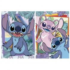 Puzzle 2x500 piezas: STITCH