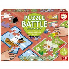 PUZZLE BATTLE 16 x 9 piezas: FANTASÍA