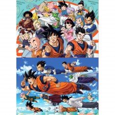 Puzzle 2 x 100 pièces : Dragon Ball