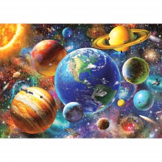 500 pieces puzzle: Solar system
