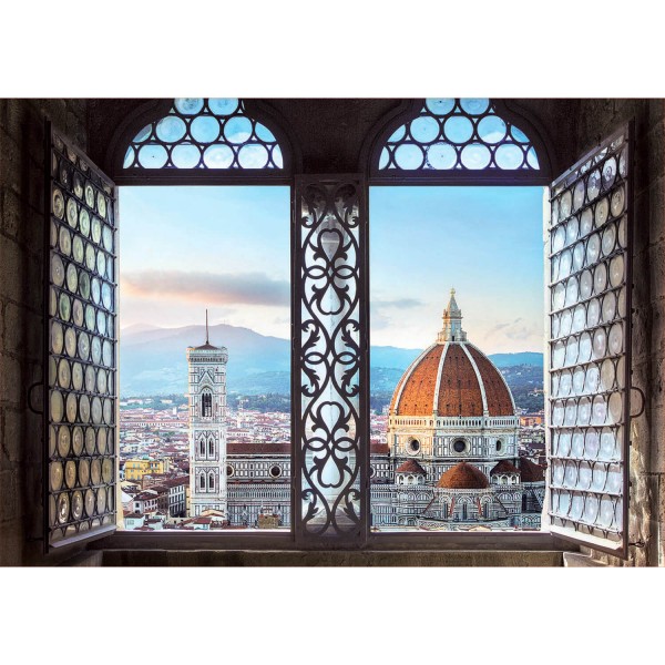 1000 pieces puzzle: View of Florence - Educa-18460