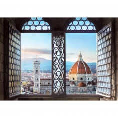 Puzzle 1000 pièces : Vue sur Florence