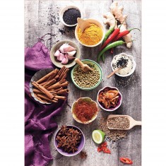 1000 pieces puzzle: Assorted spices