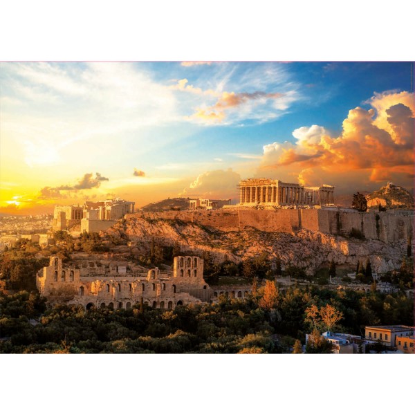 1000 Teile Puzzle: Die Akropolis von Athen - Educa-18489
