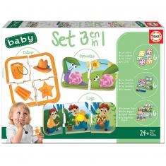 Jeux éducatifs : Set Baby 3 en 1