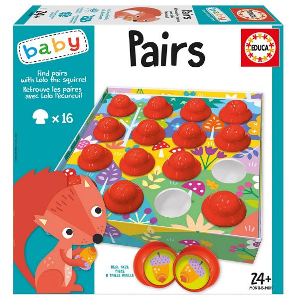 Baby Pairs: encuentra los pares - Educa-19978