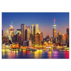 Puzzle 1500 pièces : Manhattan la nuit