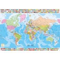 Puzzle 1500 pièces : Carte politique