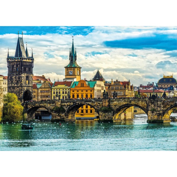 2000 pieces puzzle: View of Prague - Educa-18504