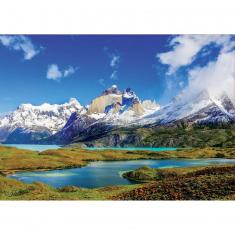 Puzzle 1000 pièces :  Tours du Paine, Patagonie