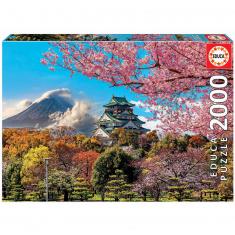 2000 Teile Puzzle: Burg von Osaka