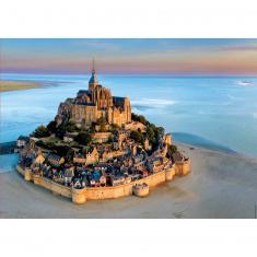 Puzzle 1000 pièces : Mont-Saint-Michel