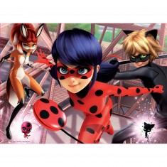 100 piece wooden puzzle: Miraculous Ladybug