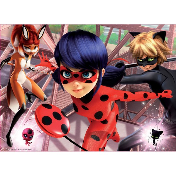 100 piece wooden puzzle: Miraculous Ladybug - Educa-17957