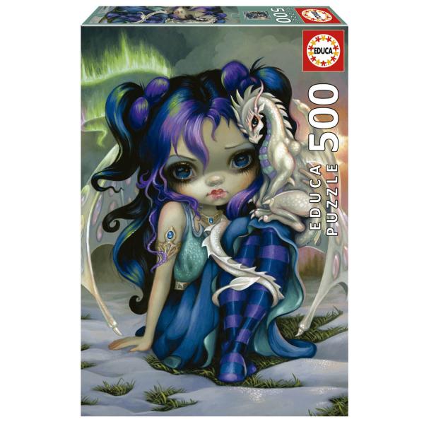 500 piece puzzle: Dragon Fairy - Educa-19906