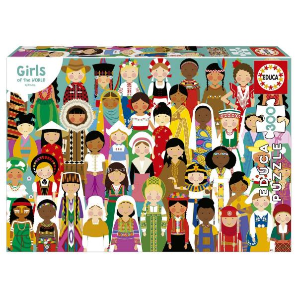 Puzzle 300 pièces : Filles du Monde - Jeux et jouets Educa - Avenue des ...