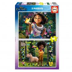 2 x 48-teiliges Puzzle: Disney: Encanto