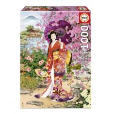 Puzzle 1000 pièces : Teien, Haruyo Morita 
