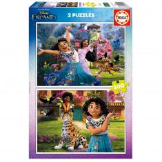2 x 100 piece jigsaw puzzles: Disney: Encanto